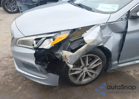 2017 Hyundai Sonata Sport 2.0T from USA, damaged, VIN 5NPE34AB0HH580692